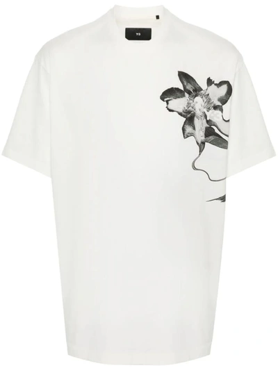 Shop Y-3 T-shirt Clothing In White