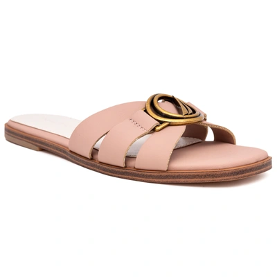 Shop Nautica Strappy Slide Sandal In Pink