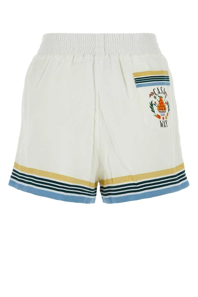 Shop Casablanca Shorts In White