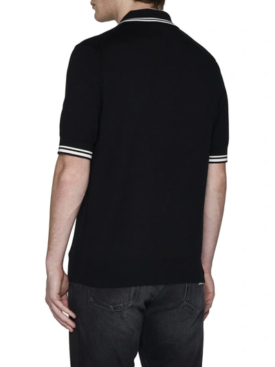 Shop Dolce & Gabbana T-shirts And Polos In Black