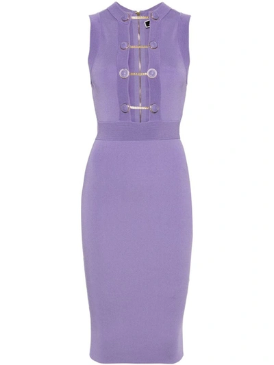 Shop Elisabetta Franchi Dresses In Purple