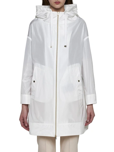 Herno New Techno Waterproof Jacket In White