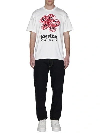 Shop Kenzo Jeans In Rinse Black