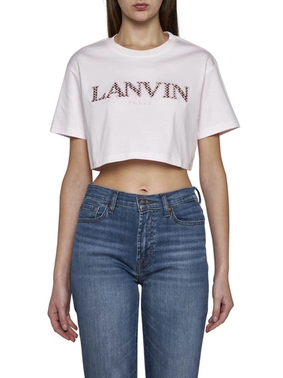 Shop Lanvin T-shirts And Polos In Pink 2