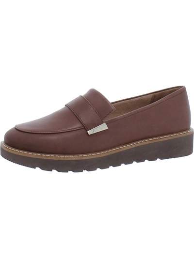 Shop Naturalizer Adiline Womens Padded Insole Slip On Penny Loafers In Brown