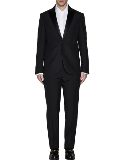 Versace Duchess Tuxedo Jacket In Black