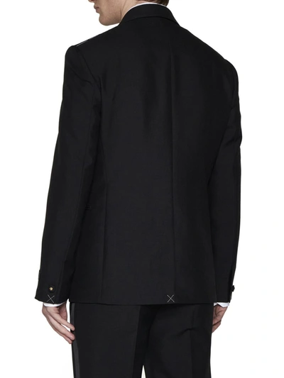 Versace Duchess Tuxedo Jacket In Black