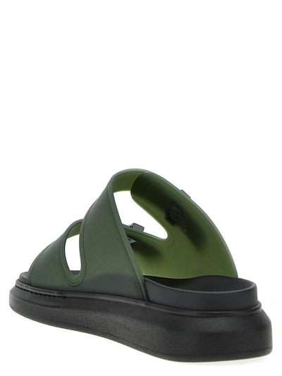 Shop Alexander Mcqueen 'birke' Sandals In Green