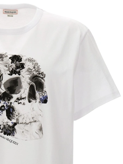 Shop Alexander Mcqueen Printed T-shirt In White