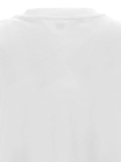 Shop Ami Alexandre Mattiussi Ami Paris 'ami De Coeur' T-shirt In White