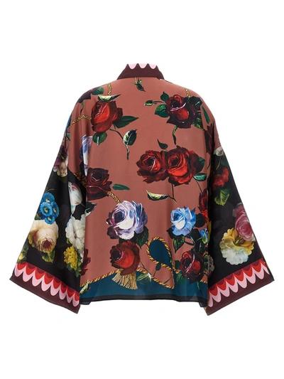 Shop Dolce & Gabbana Floral Print Shirt In Multicolor