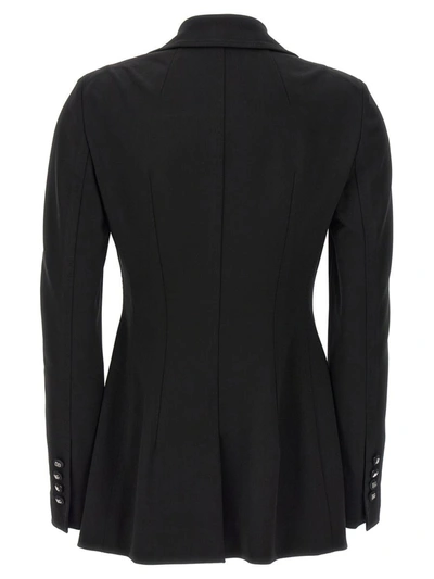 Shop Dolce & Gabbana Single-breasted Turlington Blazer In Black