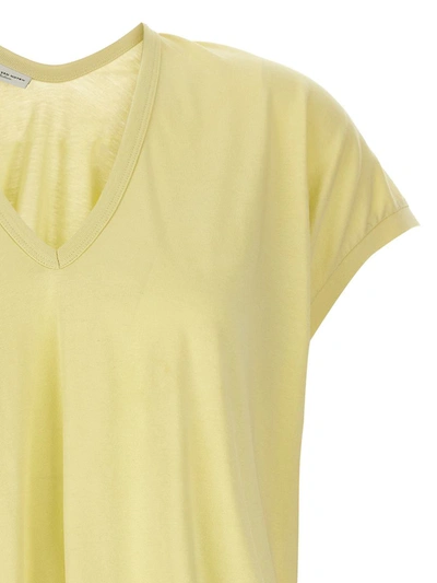 Shop Dries Van Noten 'hena' T-shirt In Yellow