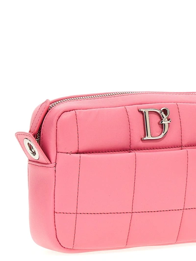 Shop Dsquared2 'd2 Statement' Crossbody Bag In Pink