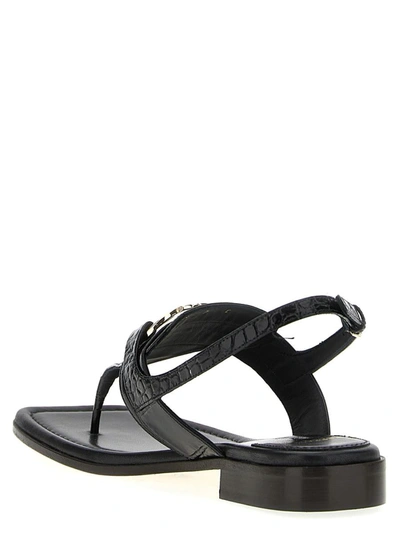 Shop Ferragamo 'lula' Sandals In Black