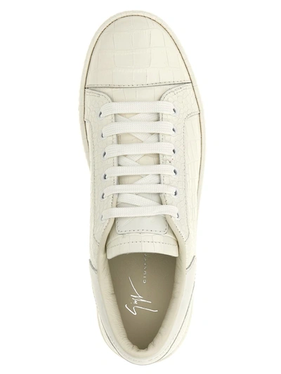 Shop Giuseppe Zanotti 'gz/city' Sneakers In White