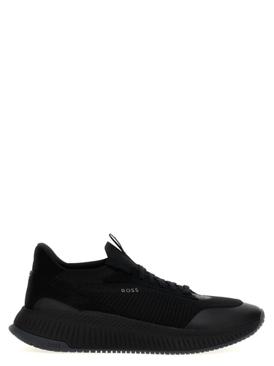 Shop Hugo Boss 'ttnm Evo' Sneakers In Black