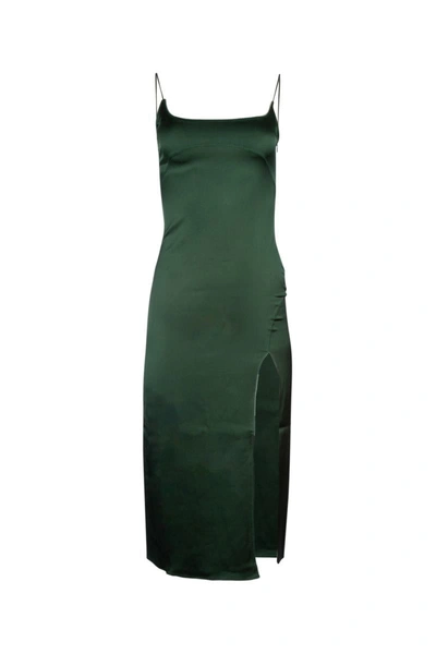 Shop Jacquemus Dress In Darkgreen