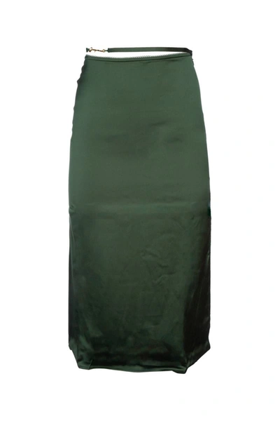 Shop Jacquemus Skirts In Darkgreen