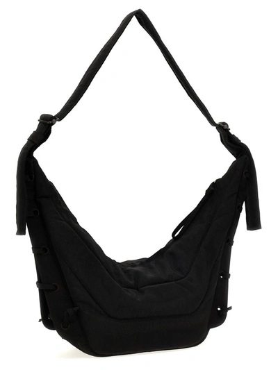 Shop Lemaire 'medium Soft Game' Shoulder Bag In Black
