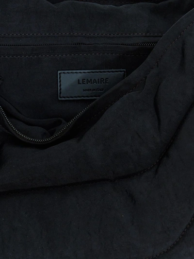 Shop Lemaire 'medium Soft Game' Shoulder Bag In Black