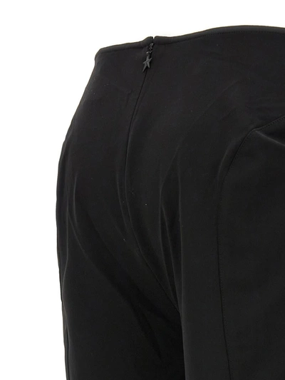 Shop Mugler 'm Cut-out' Trousers In Black