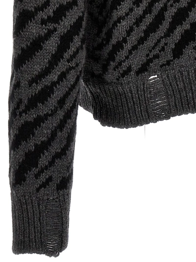 Shop Rhude 'zebra' Sweater In Multicolor