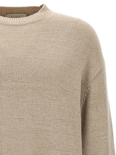 Shop Studio Nicholson 'corde' Sweater In Beige