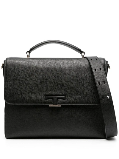 Shop Tod's Brifcase Bags In Black