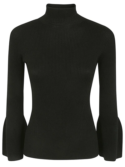 Shop Cfcl Rib Bell Sleeve Top Clothing In Black