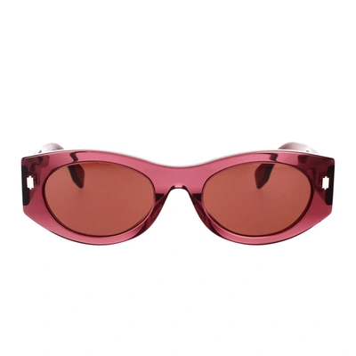 Shop Fendi Sunglasses In Viola