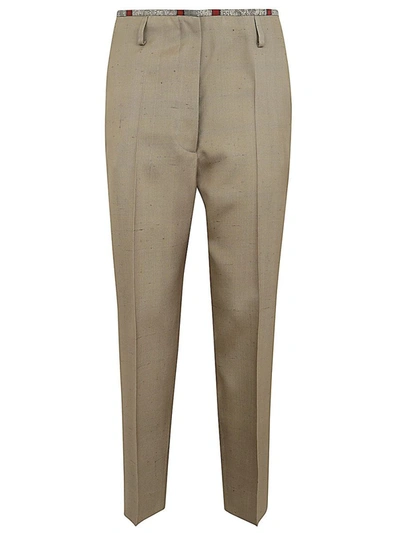 Shop Ibrigu Silk Trouser Clothing In Brown