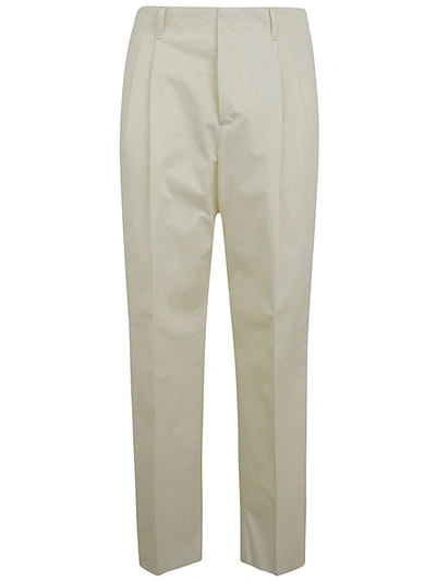 Shop Lardini Drop Reg Two Pences Trousers Clothing In White