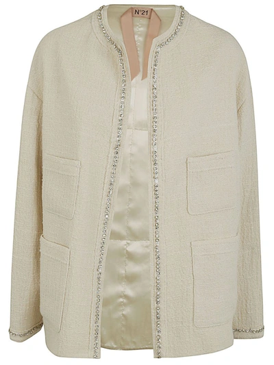 Shop N°21 Oversize Tweed Jacket Clothing In White
