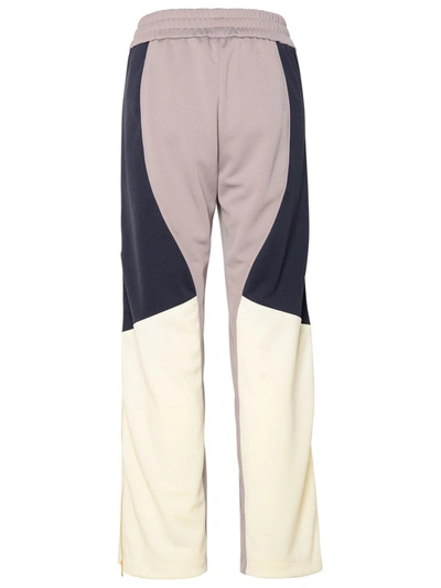 Shop Palm Angels Multicolor Polyester Sporty Pants In Lilla