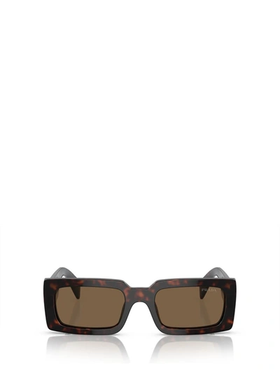 Shop Prada Eyewear Sunglasses In Briar Trotoise