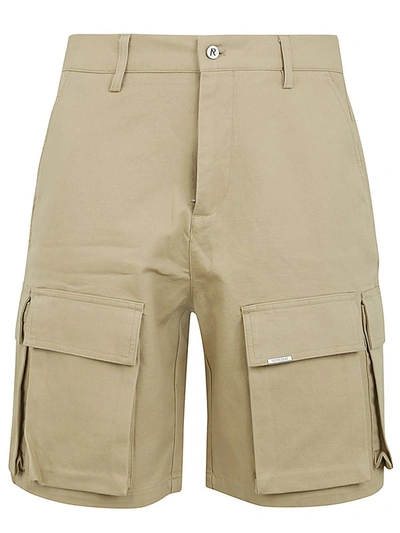 Shop Represent Baggy Cotton Cargo Shorts Clothing In Brown