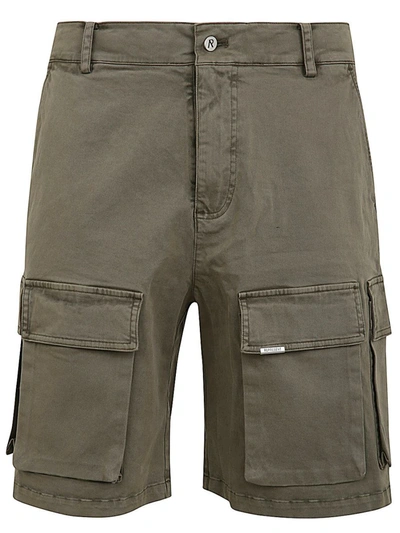 Shop Represent Washed Cargo Short Clothing In Blue