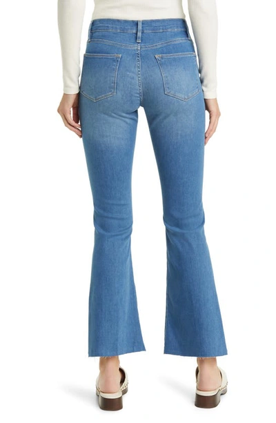 Shop Frame Le Easy Flare Raw Hem Jeans In Randall