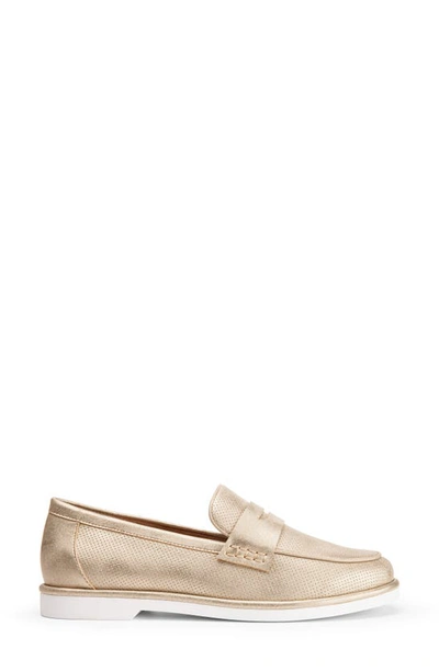 Shop Me Too Becket Metallic Loafer In Gold