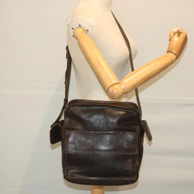 Shop Bottega Veneta -- Brown Leather Shoulder Bag ()