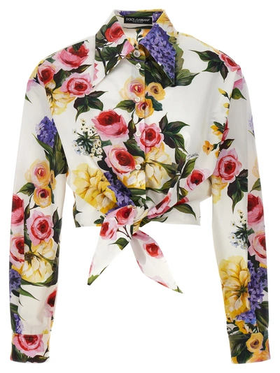 Shop Dolce & Gabbana Giardino Shirt, Blouse In Multicolor
