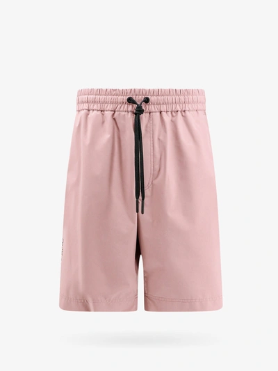 Shop Moncler Bermuda Shorts In Pink