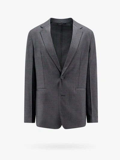 Shop Givenchy Blazer In Grey