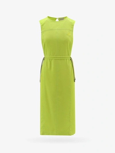 Shop Moncler Dress In Green