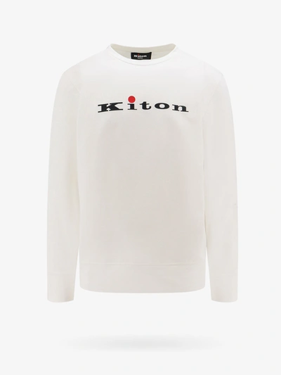Shop Kiton Ciro Paone Sweatshirt In White