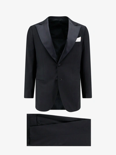 Shop Kiton Ciro Paone Tuxedo In Black