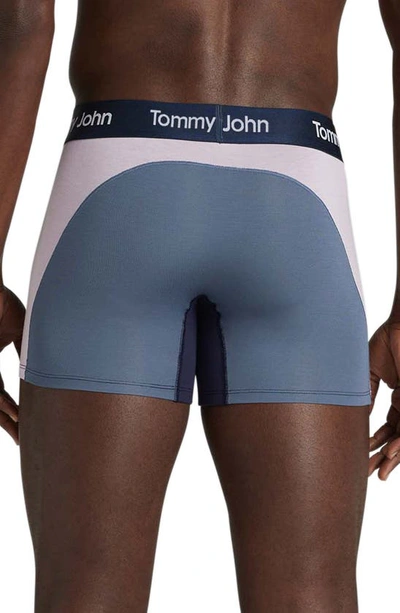 Shop Tommy John Second Skin Boxer Briefs In Lavendula Colorblock