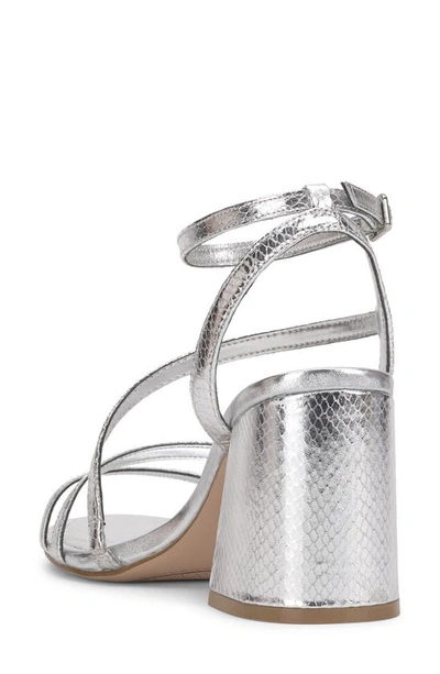 Jessica Simpson Reyvin Ankle Strap Sandal In Silver