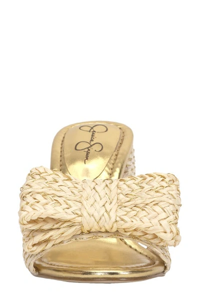 Shop Jessica Simpson Romilda Raffia Sandal In Light Natural